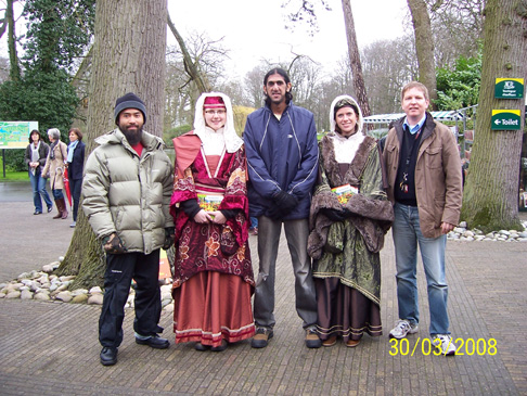 Kelana Convoy Crew at Tulip Garden, Holland