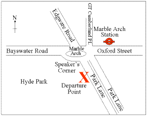 Map to Park Lane